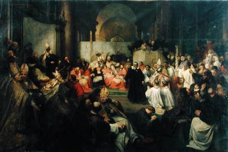 Galilei before the Council de Friedrich Karl Hausmann
