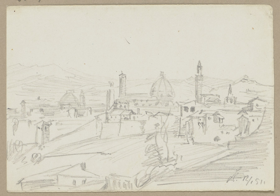 View on Florence de Friedrich Metz