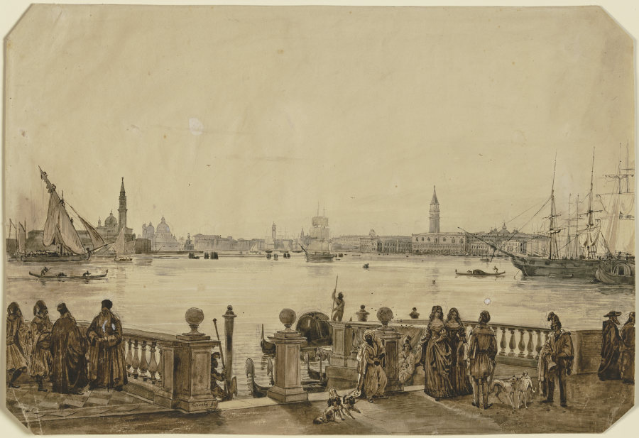 View on Venice de Friedrich Nerly