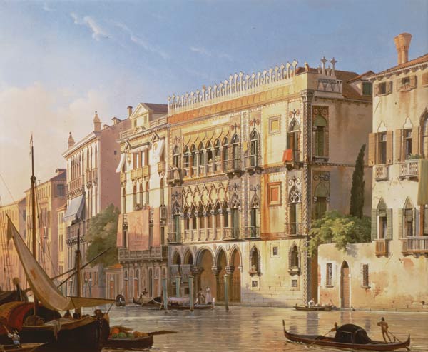 The Ca' d'Oro, Venice de Friedrich Nerly