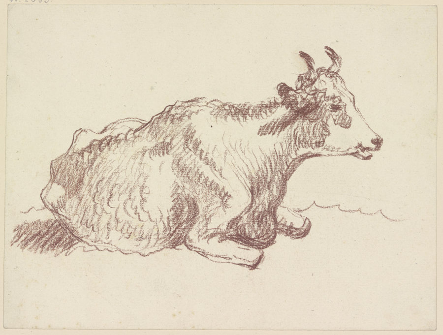 Lying cow de Friedrich Wilhelm Hirt
