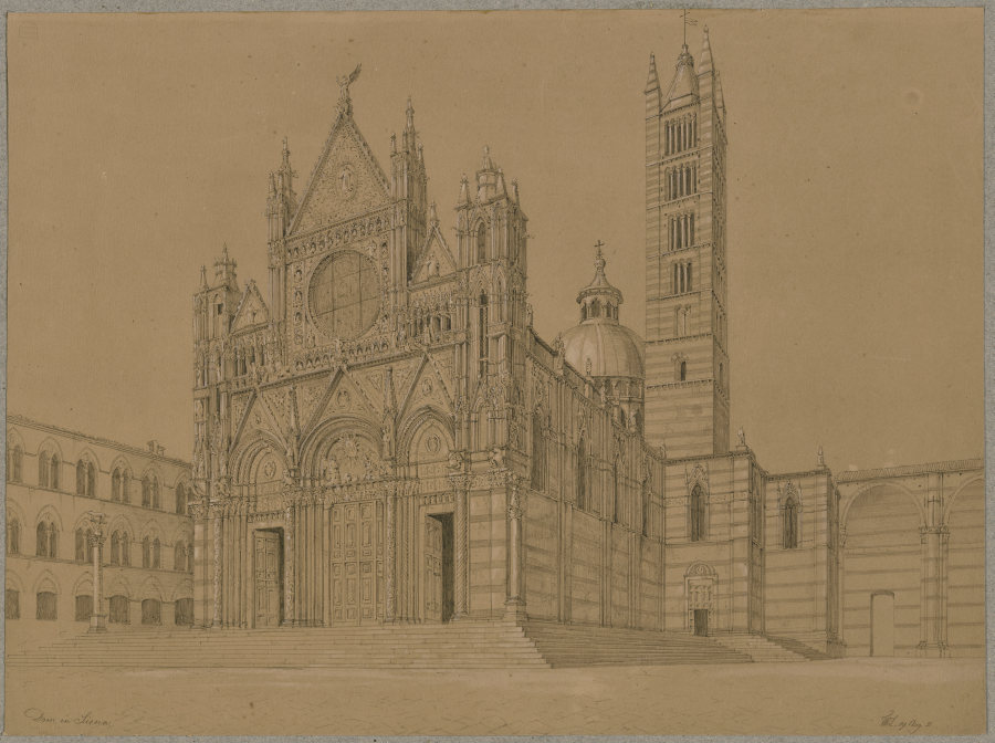 S. Maria Assunta in Siena de Friedrich Wilhelm Ludwig
