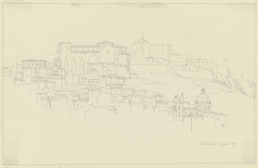 Ansicht von Termini bei Palermo de Friedrich Maximilian Hessemer