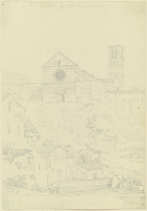 Saint Chiara in Assisi de Friedrich Maximilian Hessemer