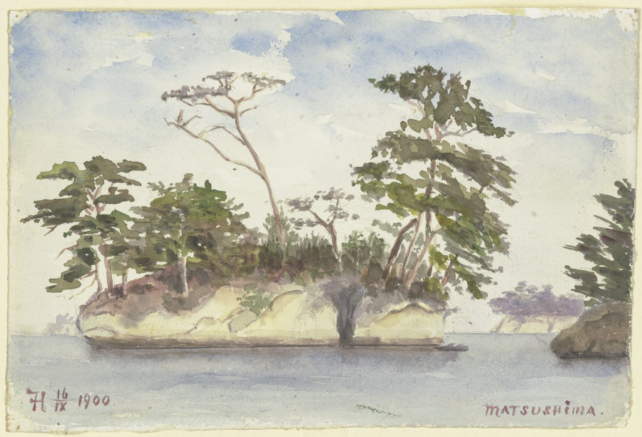Inselgruppe vor Matsushima de Fritz Hauck