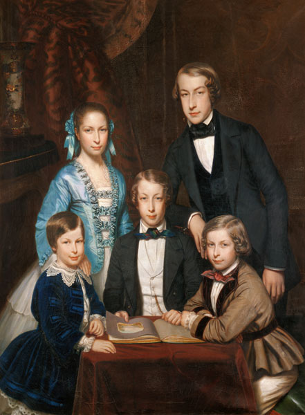 The family of the artist. de Fritz Hickmann