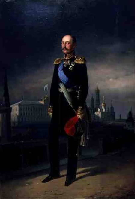 Portrait of Emperor Alexander II (1818-81) de G. Botmann