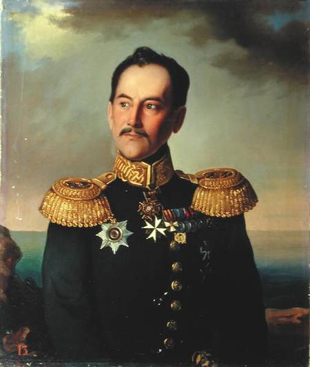 Portrait of Vice-admiral Nikolai Rimsky-Korsakov (1793-1848) de G. Botmann