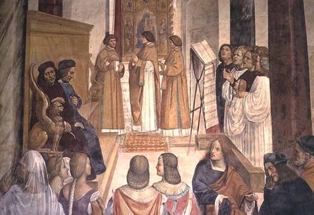 Choral Scene, from the Life of St. Benedict de G. Signorelli