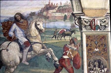 Man on Horseback, from the Life of St. Benedict de G. Signorelli