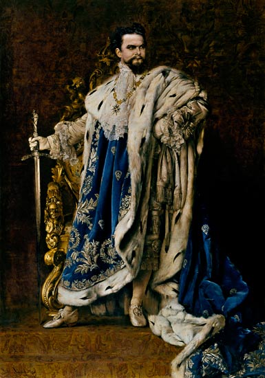 Ludwig II (1845-86) de Gabriel Schachinger