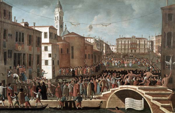 Festival of the Blessed Virgin Mary on the 2nd February at Santa Maria Formosa, Venice de Gabriele Bella