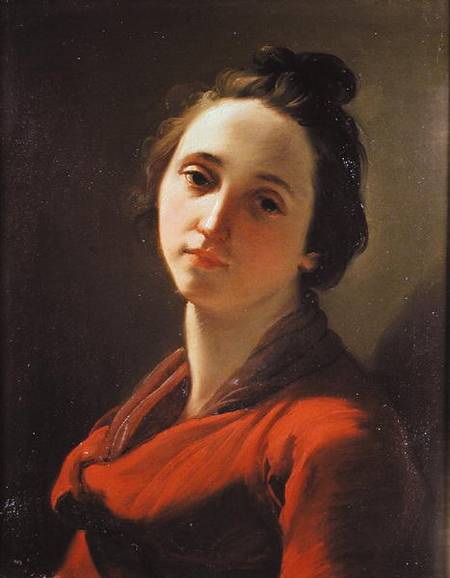 Portrait of Giovanna Spisani, the artist's wife de Gaetano Gandolfi