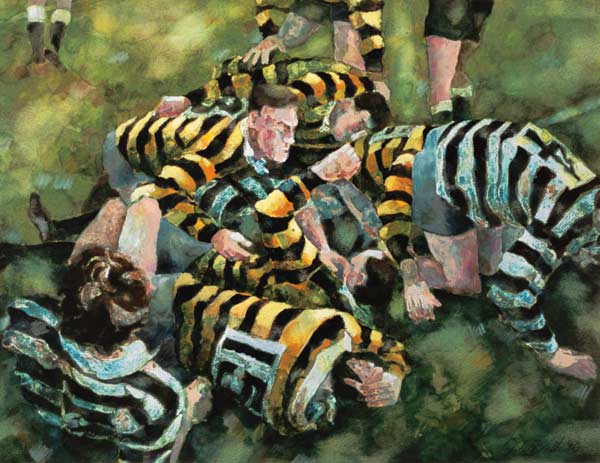 Farnham Rugby Club Scoring a Try  de Gareth Lloyd  Ball