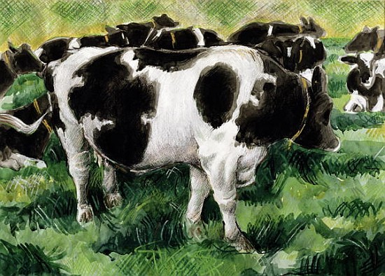 Friesian Cows (w/c)  de Gareth Lloyd  Ball