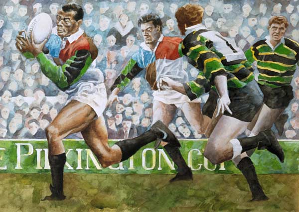 Rugby Match: Harlequins v Northampton, 1992 (w/c)  de Gareth Lloyd  Ball