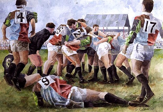 Rugby Match: Harlequins v Wasps, 1992 (w/c)  de Gareth Lloyd  Ball