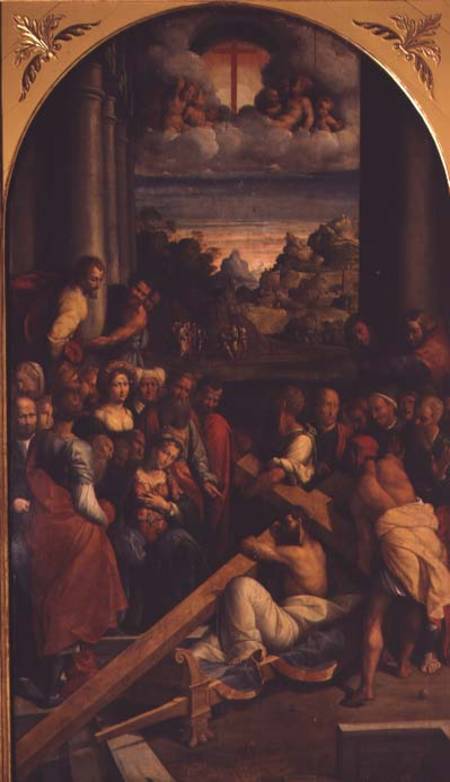 The Carrying of the Cross (altarpiece) de Garofalo