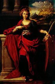 Saint Katharina of Alexandria. de Garofalo