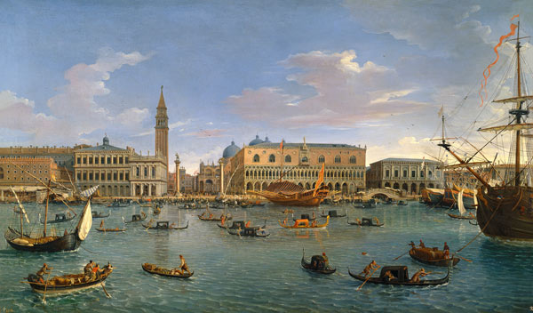View of Venice from the Island of San Giorgio de Gaspar Adriaens van Wittel