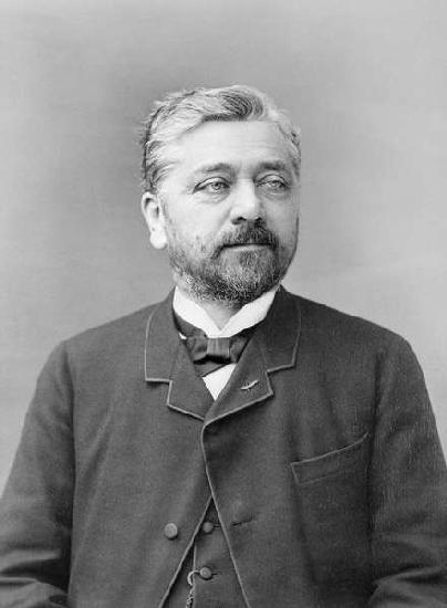 Alexandre Gustave Eiffel (b/w photo) 