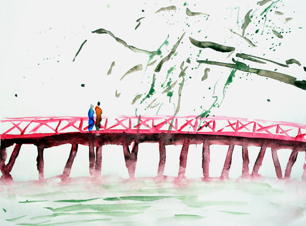Brücke in Hanoi de Hans-Jürgen Gaudeck
