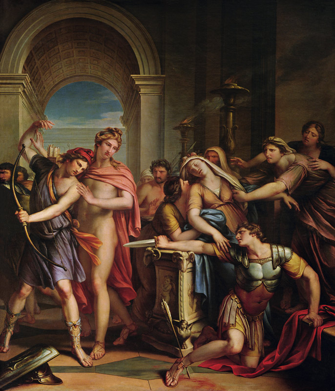 The Death of Achilles de Gavin Hamilton