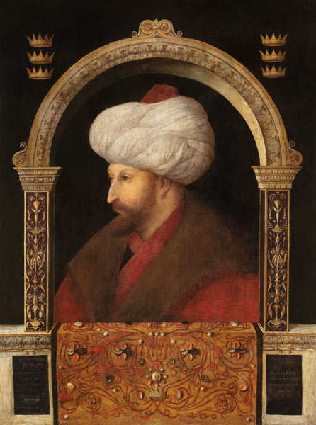The Sultan Mehmet II (1432-81) de Gentile Bellini