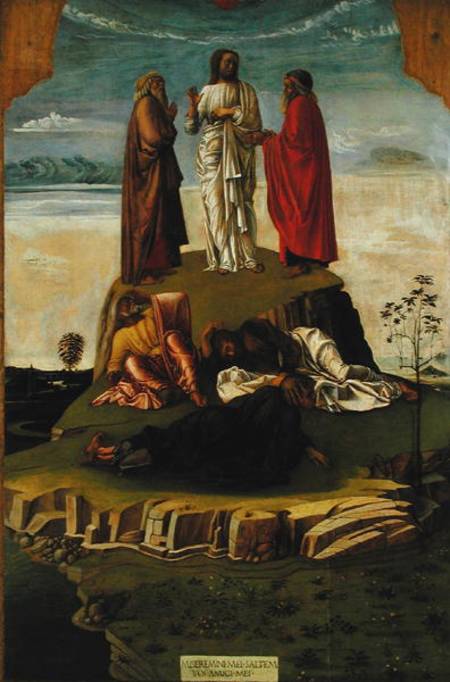 Transfiguration of Christ on Mount Tabor de Gentile Bellini
