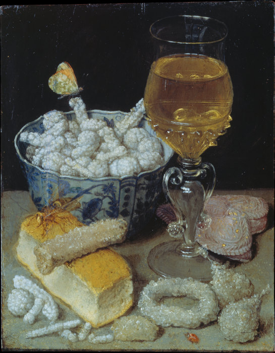 Still Life with Bread and Sweetmeats de Georg Flegel