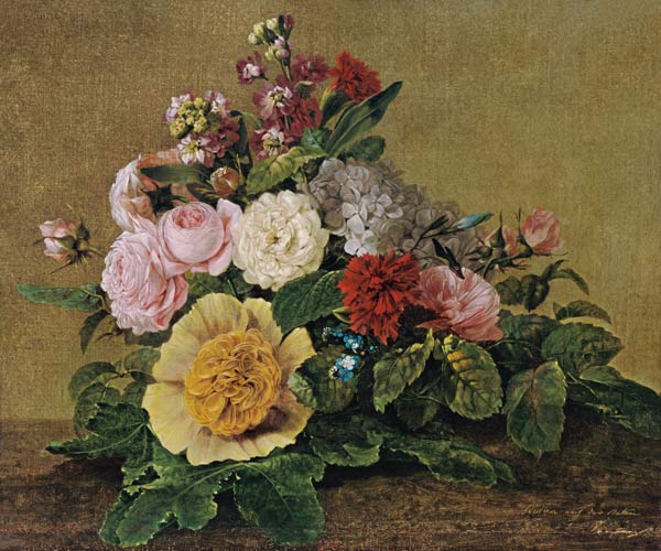 Flower still life de Georg Friedrich Kersting