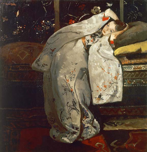 Girl in a White Kimono de Georg Hendrik Breitner