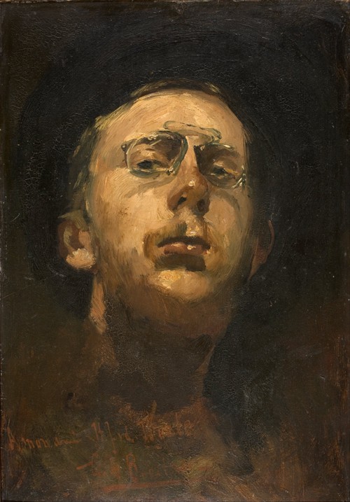 Self-portrait with Pince-nez de Georg Hendrik Breitner