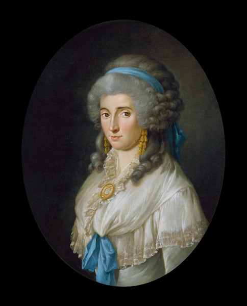 yo soy C (Charlotte von Stein). 1787 de Georg Melchior Kraus