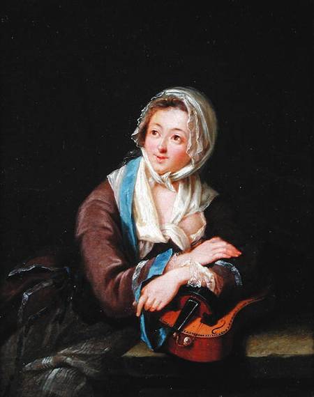 Lady with a Musical Instrument de Georg Melchior Kraus