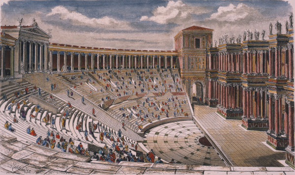 Rome , Pompeii Theatre de Georg Rehlender