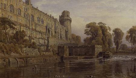 Warwick Castle from the Avon de George Arthur Fripp