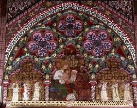 Adoration of the Magi, altarpiece, to designs of William Morris and Sir Edward Burne-Jones