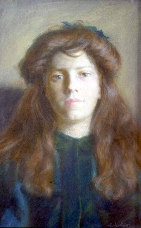 Portrait of a Young Girl de George Cartlidge