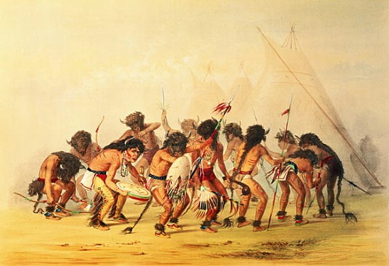 Buffalo Dance, c.1832 de George Catlin
