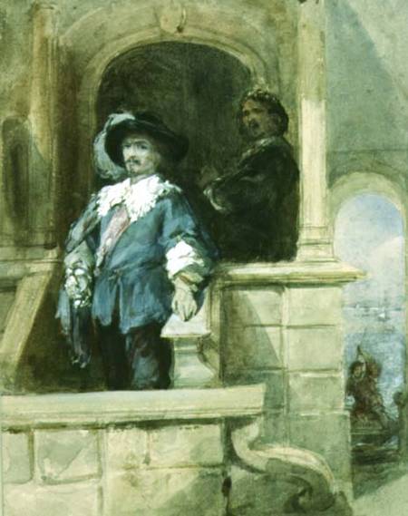 Sir Thomas Wentworth (afterwards Earl of Strafford) and John Pym at Greenwich de George Cattermole