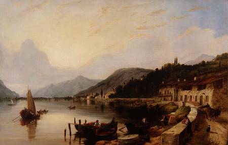 Lago d'Iseo, Italy de George Clarkson Stanfield