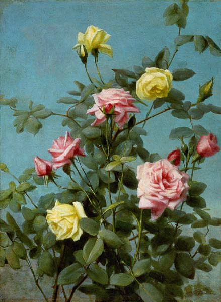 Roses pink and yellow. de George Cochran Lambdin