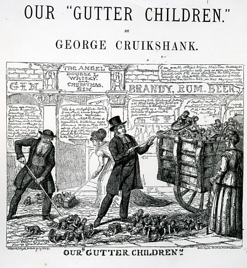 Our Gutter Children de George Cruikshank
