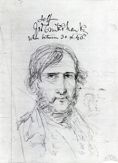 Self-portrait de George Cruikshank