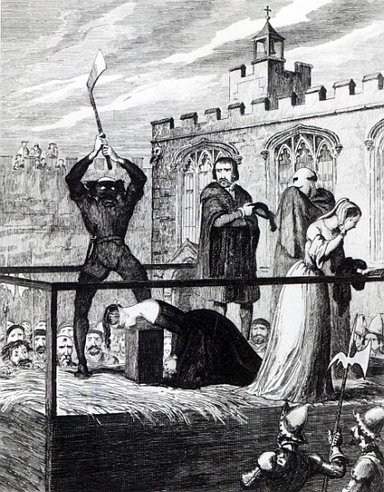 The Execution of Lady Jane Grey de George Cruikshank