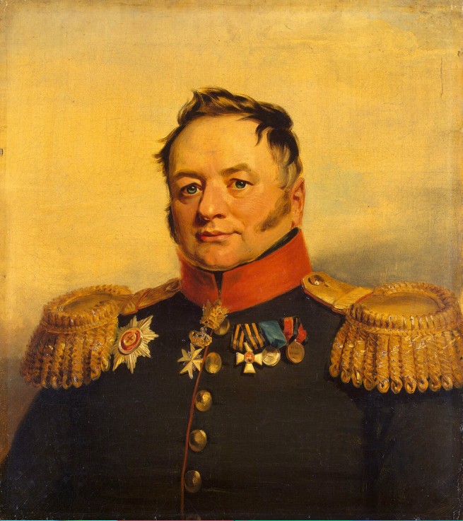 Portrait of Pavel Alexeyevich Tuchkov (1776-1858) de George Dawe
