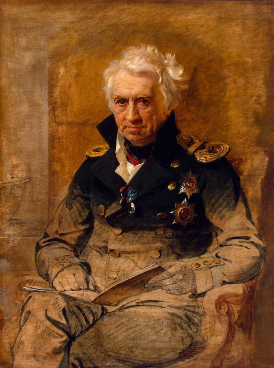 Portrait of the writer and admiral Alexander Semyonovich Shishkov (1754-1841) de George Dawe