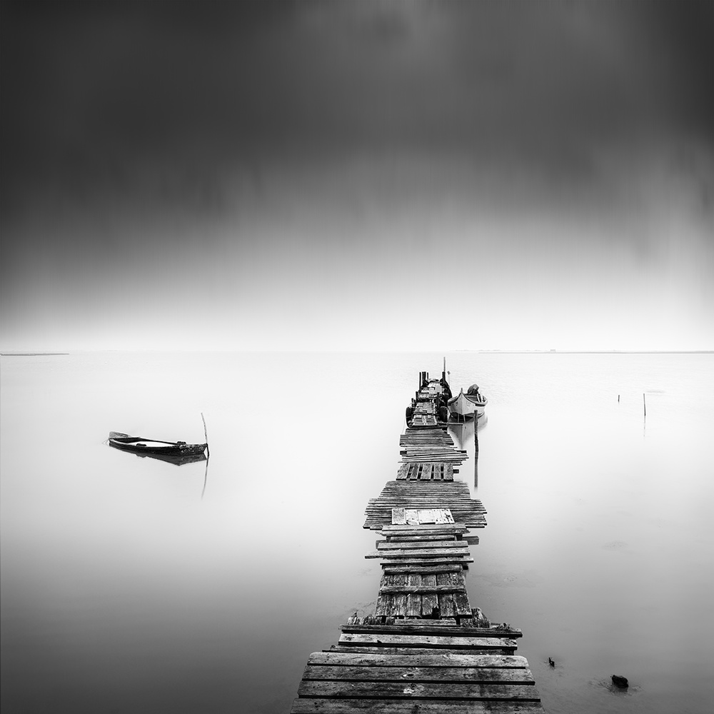 Pier and Boats 2 de George Digalakis