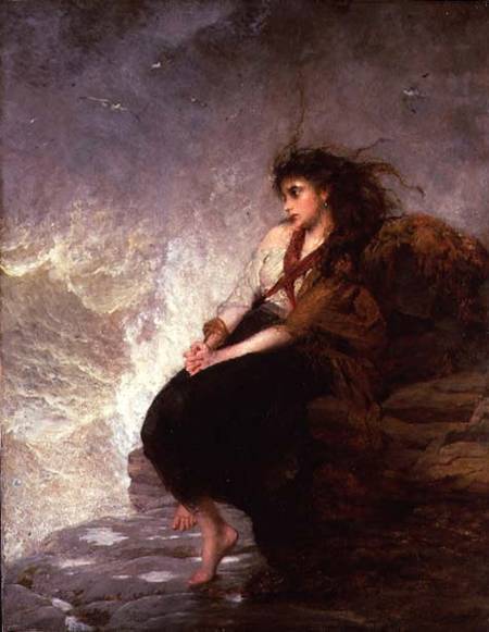 Alone - 'Oh for the touch of a vanished hand' de George Elgar Hicks